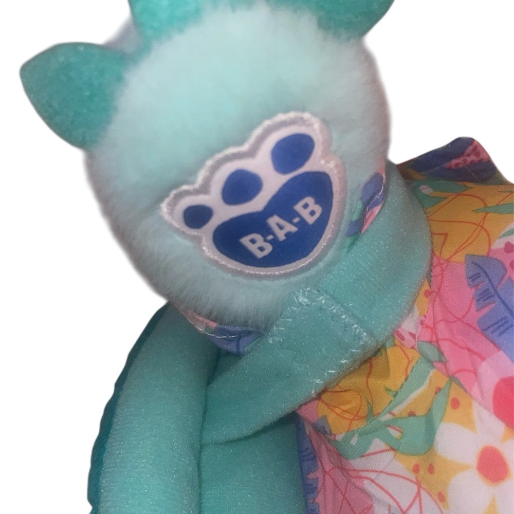 Build A Bear Sea Turtle Snappy Fun Detach Shell Mint Green 16"-Holiday Sleeper - Picture 5 of 7